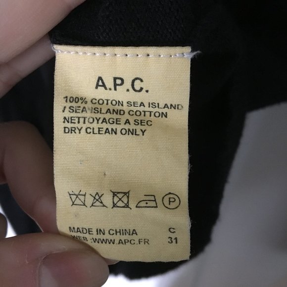 APC black sea island cotton sailor sweater - Picture 3 of 4